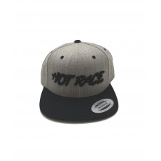 Cap US Style with logo - Grey/Black - HRCAP - HOT RACE