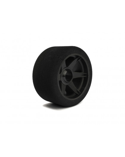 Pair of front tyres 1/8 69mm Shore 45 on carbon rims. - HOT RACE