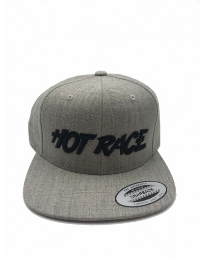 Cap US Style with logo - Grey - HRCAP - HOT RACE