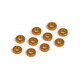 Rondelles alu oranges 3x6x2.0 mm (10) - XRAY - 303123-O