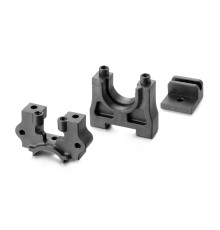 CENTER DIFF MOUNTING PLATE SET - GRAPHITE - 354010-G - XRAY