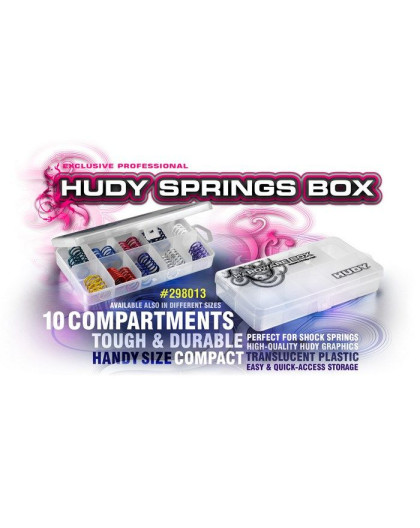HUDY SPRINGS BOX - 10-COMPARTMENTS - 298013 - HUDY