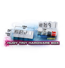 HUDY TINY HARDWARE BOX - 4-COMPARTMENTS - 298016 - HUDY