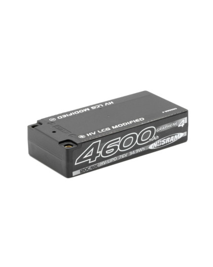 Lipo Battery HV LCG Shorty Graphene 4600mAh 7.6V - NOSRAM - 999660