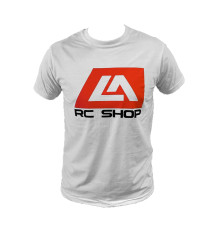 T-Shirt LA RC Shop blanc taille XXL - LA RC SHOP - LA-001XXL