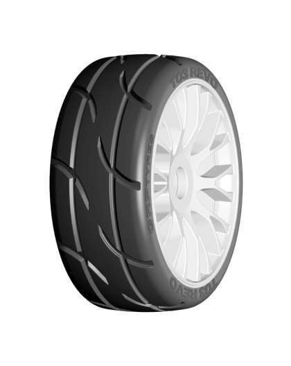 GT 1/8 T03 Revo XM3 (Soft) on RIGID wheels (2) - GRP - GTJ03-XM3