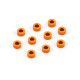Rondelles alu oranges 3x6x3.0mm (10) - XRAY - 303125-O