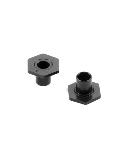 X4 Hexagones de roue +0.5mm - SPRING CLIP (2) - XRAY - 305359