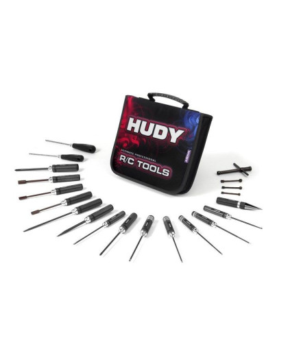 SET OF TOOLS + CARRYING BAG - FOR ALL CARS - 190004 - HUDY